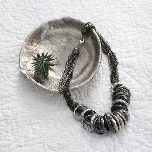 Metal Rings Necklace